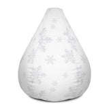 Classic Snowflake Bean Bag Chair w/ filling