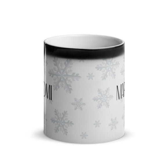 Snowflake Glossy Magic Mug