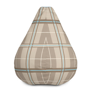 Plaid Bean Bag Chair Cover