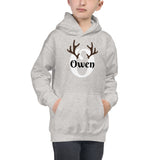 Reindeer Hoodie with Your Name on it