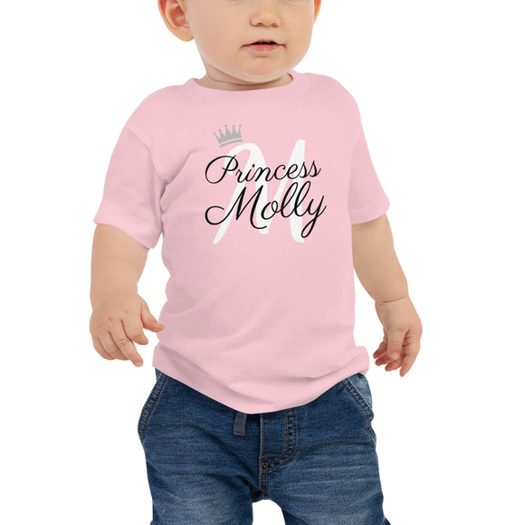 Princess Baby Tee with Your Name on it