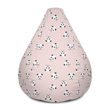 Pink Panda Bean Bag Chair Cover