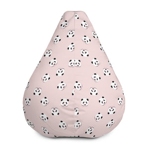 Pink Panda Bean Bag Chair Cover