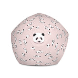 Pink Panda Bean Bag Chair Cover