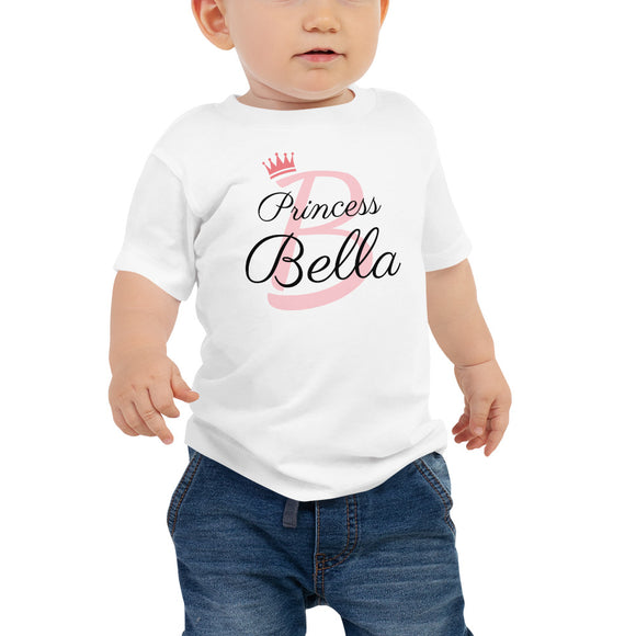 Princess Baby Tee with Your Name on it