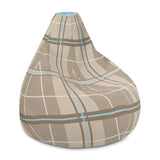 Plaid Bean Bag Chair Cover