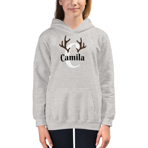 Reindeer Hoodie with Your Name on it