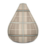 Plaid Bean Bag Chair Cover