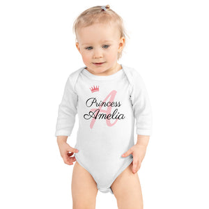 Princess longsleeve body with Your Name on it