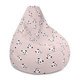 Pink Panda Bean Bag Chair Cover